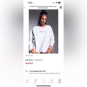 Champion Reverse Weave Crew Neck Sweatshirt